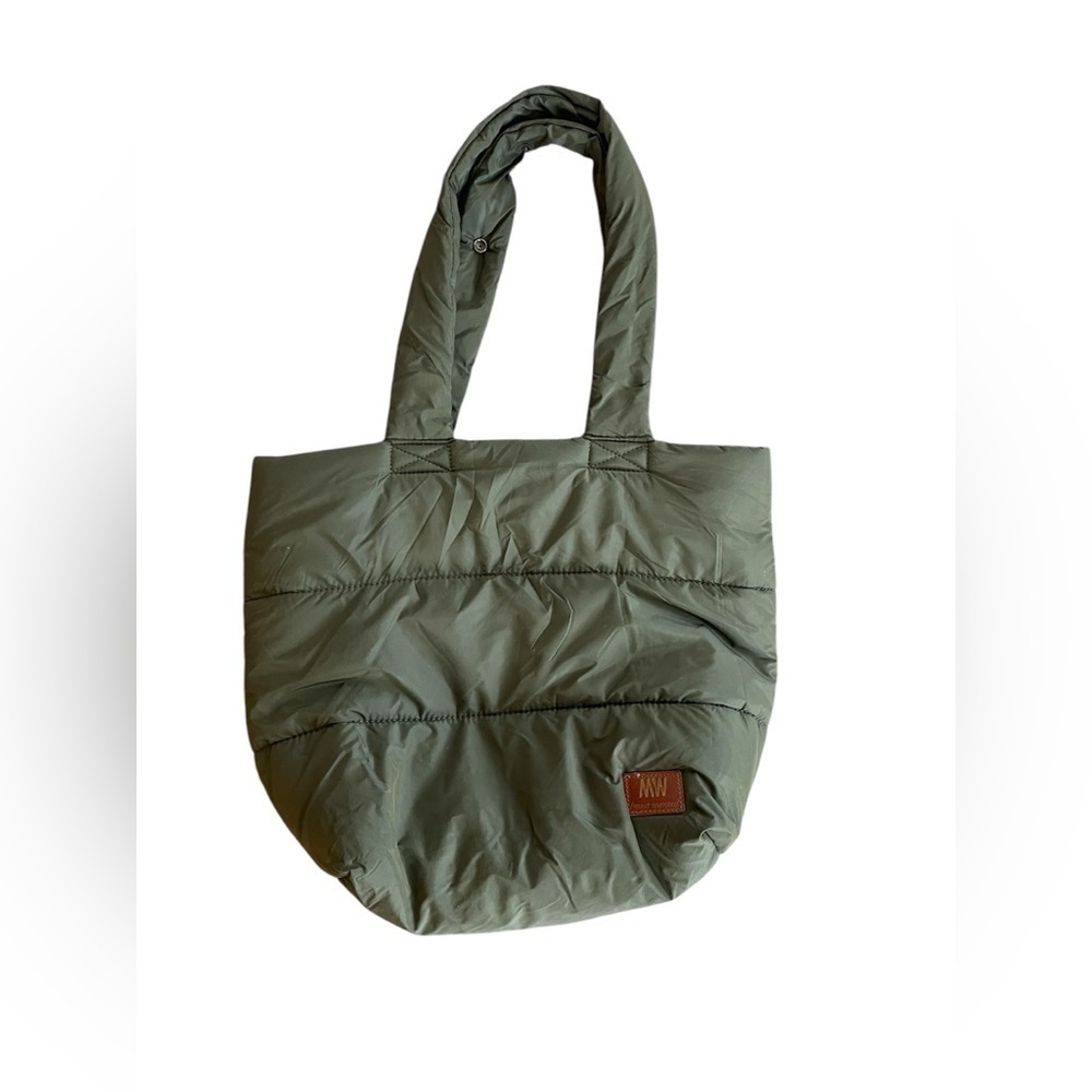 MW Most Wanted Army Green Quilted Bag Purse
